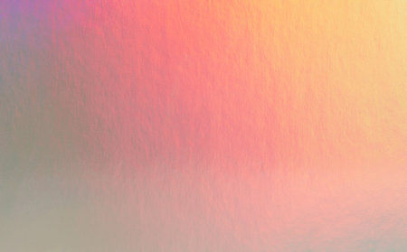 Colorful gradient on satin paper surface macro close up view
