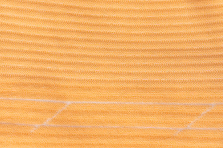 Yellow cloth cotton background macro close up view