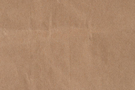 Packing recycled paper texture background with crease linesの写真素材