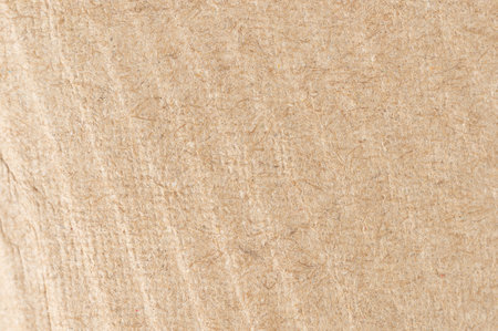 Recycled wrapping brown paper material macro close up viewの写真素材