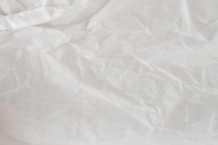 Crushed rough blank paper page macro close up viewの写真素材
