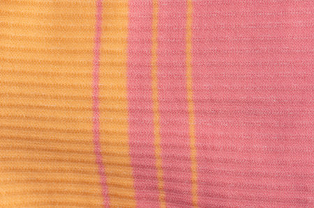 Orange color cotton wool background macro close up viewの写真素材