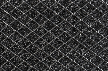 Plastic net cells with soft surface macro close up viewの写真素材