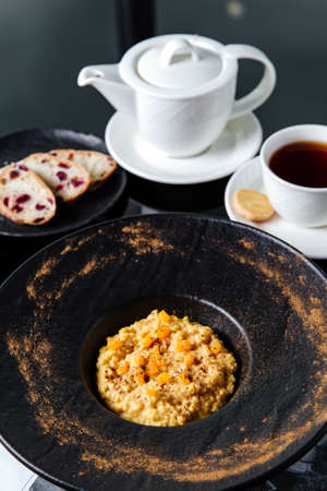 risotto with carrotの写真素材