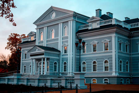 Beautiful architectural structure, mansion. Center for the development of interpersonal communications in Kaliningradの写真素材