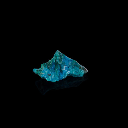 Colored Minerals close-up on a black backgroundの写真素材