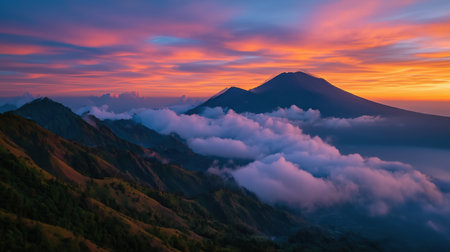 Mt. Fuji at sunrise, Yamanashi Prefecture, Japanの素材