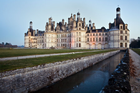 The picture is made in Castle Chambord during travel across Franceの写真素材