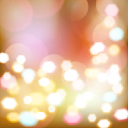 Abstract background with bokeh lights のイラスト素材