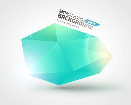 Abstract geometric 3d shape background のイラスト素材