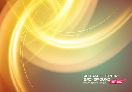 Abstract soft waves light lines vector backgroundのイラスト素材