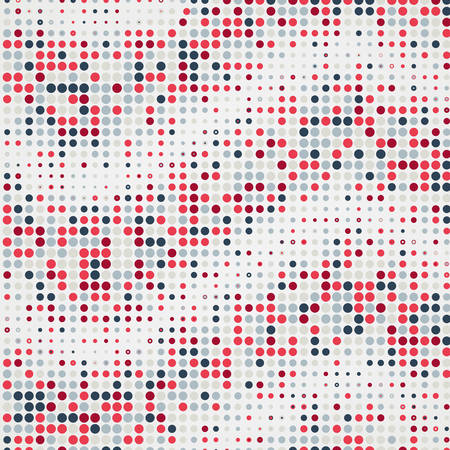 Abstract geometric circle dots colorful vector backgroundのイラスト素材