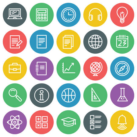 Vector icons set. For web site design and mobile apps. のイラスト素材