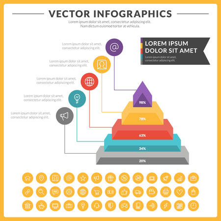 Vector abstract infographic designのイラスト素材