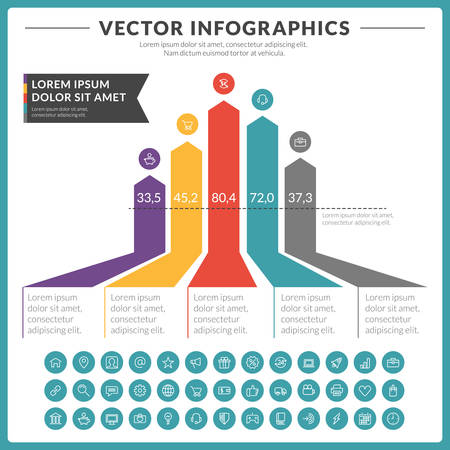 Vector abstract infographic designのイラスト素材