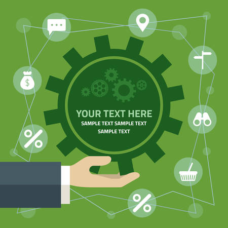 Flat design concept. のイラスト素材