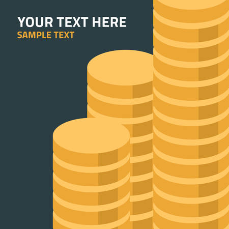 Flat design illustration.のイラスト素材