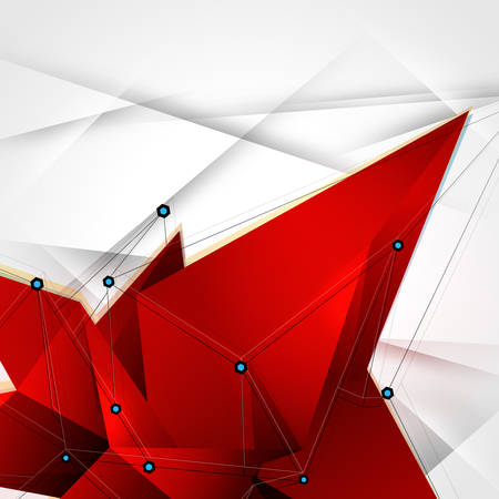 Abstract vector polygonal geometry shape background.のイラスト素材