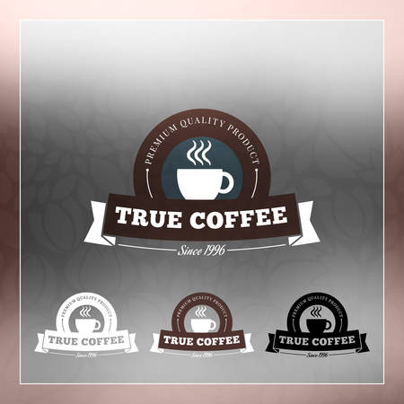 Retro Vintage Insignia, icon, Label or Badge. Business sign design template with color variationsのイラスト素材