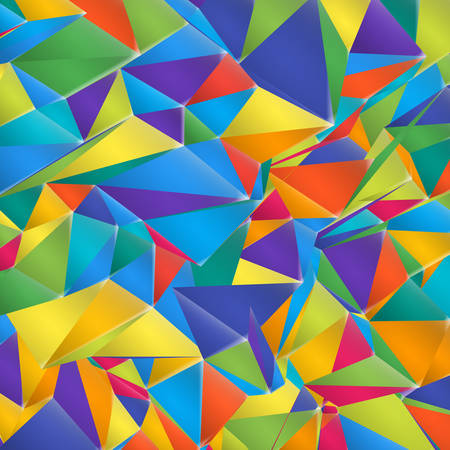 Abstract Polygonal Colorful Background. Vector illustration EPS10のイラスト素材