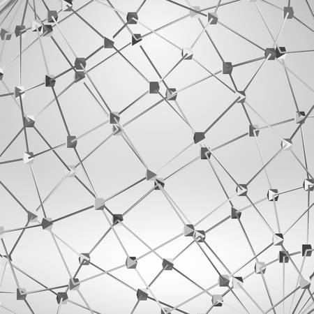 Abstract Polygonal Background with Lines and Diamondsのイラスト素材