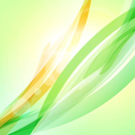 Abstract colorful background. Vector illustration. Summer background. Wave background with light effectsのイラスト素材