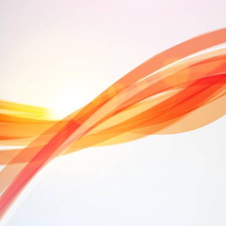 Abstract colorful background. Vector illustration. Summer background. Wave background with light effectsのイラスト素材