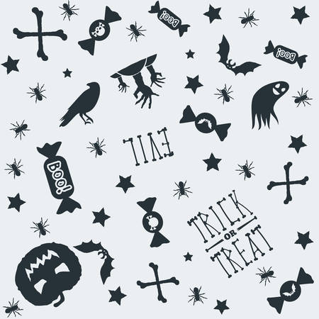 Halloween pattern design.のイラスト素材