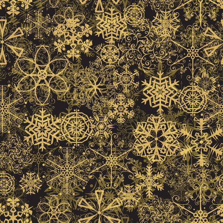 Christmas retro seamless pattern. Vector background for wrapping paper or greeting cardsのイラスト素材