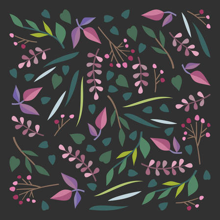 Vector floral background for invitation, greeting card, wallpaper and textileのイラスト素材