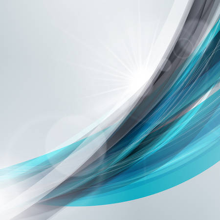Abstract wave background for poster, flyer, bunner templates. Vector illustrationのイラスト素材