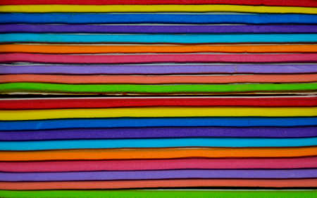 bright, background texture of colorful multicolored stripesの写真素材