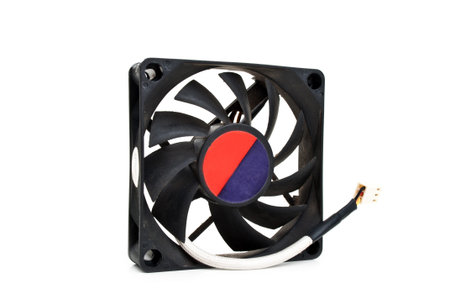 computer cooler isolated on a white background