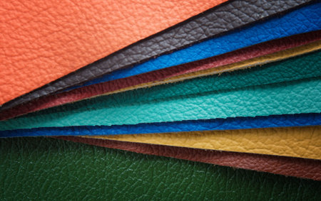 Closeup of leather texture background