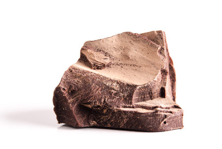 chocolate bar isolated on white background