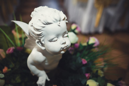 sculpture valentines on wedding ceremony