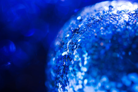 Marry Christmas background. Close up of ball.