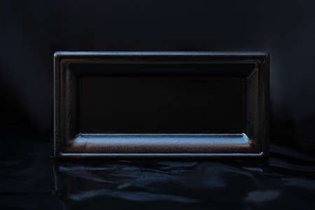 Black friday and paper board for text. Vintage background.の写真素材