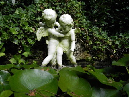 Santa Clotilde Garden, Lloret de Mar, Spainの写真素材