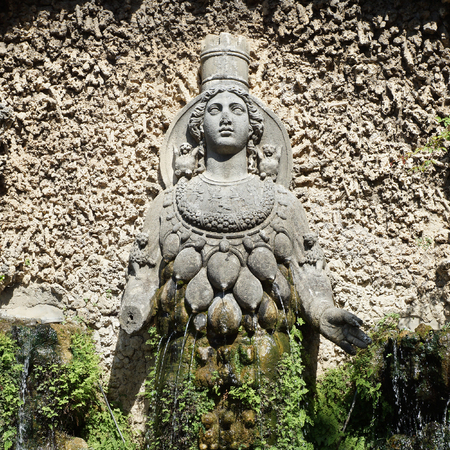 Villa d Este in Tivoli, Italy, Europe の写真素材