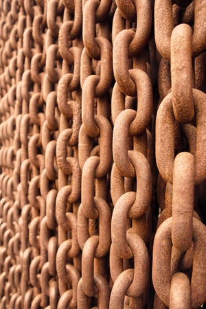 old rusty chain