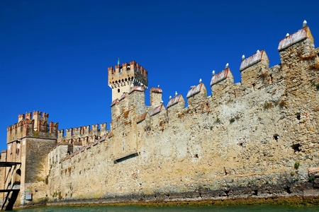Sirmione on Lake Garda, Italyのeditorial素材
