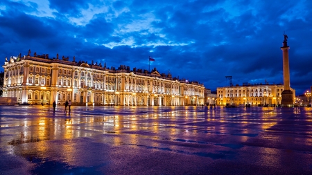 Hermitage on Palace Square, St. Petersburgのeditorial素材