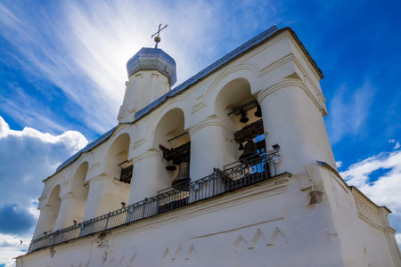 belfry of the Novgorod Kremlin, Russia