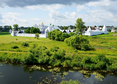 Pokrovsky monastery in Suzdal, Russiaの写真素材