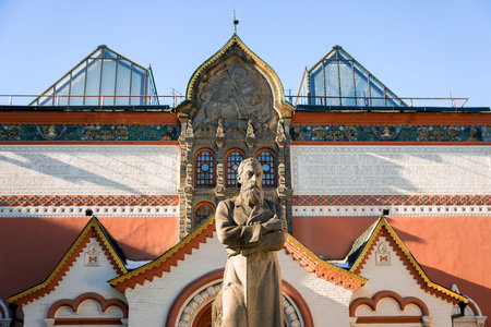 Tretyakov Gallery in Moscow, Russiaのeditorial素材