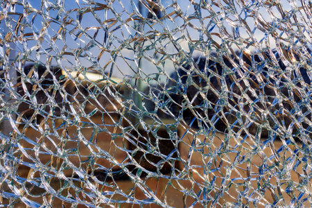 background broken glass