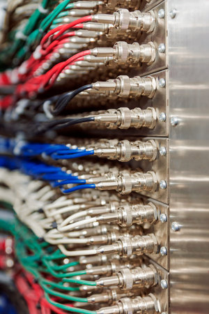 BNC video connectors board