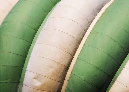 Close-up of the dome of St. Basil's Cathedral in Moscow. Architectural geometrical ornamentの写真素材