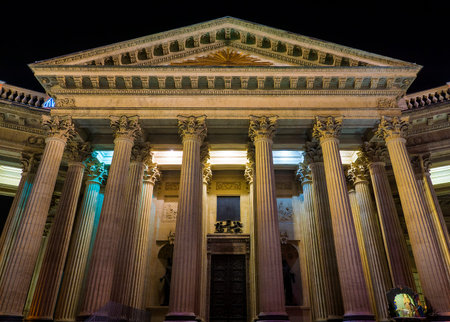 Colonnade of the Kazan Cathedral in St. Petersburg, Russia